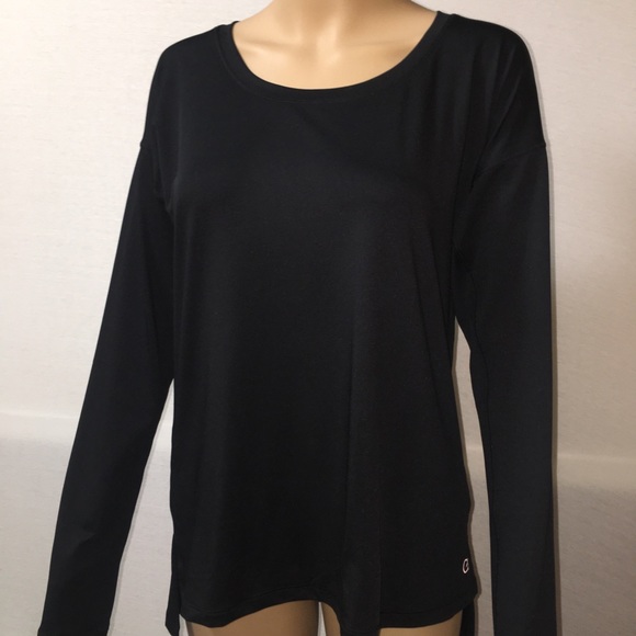 Calia Mesh Sheer Workout Active Black Top Medium M - Picture 3 of 8